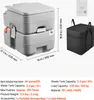 SucceBuy Tragbare Toilette mit 20 L abnehmbarem Produktbild-Vorschau 7