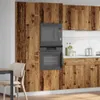 vidaXL Mikrovlnná rúra Lyon vzhľad starého dreva 60x57x207 Náhľad obrázku produktu 3