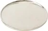 Deko-Tablett - Ø 27 cm - Silbergrau - Aluminium Produktbild-Vorschau 1