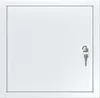 A white metal cabinet with a key lock. Anteprima dell’immagine prodotto