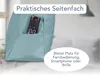 Rückenkissen | Lesekissen für Bett und Sofa | türkis | 70 x Produktbild-Vorschau 2