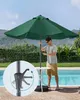 SONGMICS Sonnenschirm Ø300 cm UPF 50+ beidseitig um 30° Produktbild-Vorschau 2