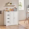 Yaheetech Badezimmerschrank Unterschrank Badkommode mit 4 Produktbild-Vorschau 1
