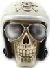 Motorradfahrer-Totenkopf Sparbüchse Produktbild-Vorschau 3