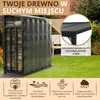Stojak na drewno opałowe na zewnątrz metalowy ZINCED z Podgląd zdjęcia produktu 3