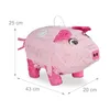 Relaxdays Pinata Schwein, zum Aufhängen, Kinder, Mädchen & Produktbild-Vorschau 4