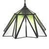 Clayre & Eef Hängeleuchte Tiffany Ø 31x107 cm Grün Glas Produktbild-Vorschau 1