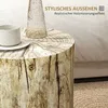 HOMCOM Beistelltisch, Couchtisch im Baumstumpf-Design, Rund Produktbild-Vorschau 5