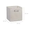 Zeller 14111 Aufbewahrungsbox Vlies beige Anteprima dell’immagine prodotto 5