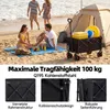HAUSPROFI 100L Bollerwagen faltbar offroad schwarz, Produktbild-Vorschau 4