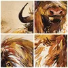 Poster - Poster ohne Rahmen - Stier Scotch Aquarell - 40x30 Produktbild-Vorschau 8