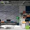 3D-Wandpaneele PVC | Steinoptik | Dunkler Expansi - 20 Produktbild-Vorschau 1