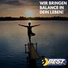 Best Sporting Balance Kissen 33 cm in blau I Ergonomisches Produktbild-Vorschau 6