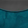 Luxus Super Soft Hochflor Teppich Silky Petrol Rund, Produktbild-Vorschau 4