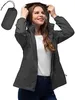 PolkaHome® Damen Regenjacke – Wasserdicht, Winddicht, Produktbild-Vorschau 2
