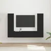 vidaXL Set di mobili TV, 6 pezzi, nero, legno composito Anteprima dell’immagine prodotto 2