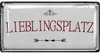 Schild Lieblingsplatz Outdoor, LIEBLINGSPLATZ Schild Produktbild-Vorschau 1