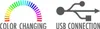 Dekoratívna závesná kométa 35 LED RGB USB Náhľad obrázku produktu 6