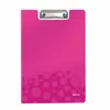 LEITZ Klemmbrett Mappe WOW DIN A4 Polyfoam pink metallic Produktbild-Vorschau 3