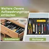 Ausziehbarer Besteckkasten für Küchenschubladen Produktbild-Vorschau 11