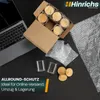 A flat lay of packaging materials and a laptop, suggesting preparation for shipping or moving. Produktbild-Vorschau