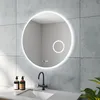 Runder LED Badspiegel 80 cm mit Uhr und Produktbild-Vorschau 2