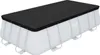 Bestway® PVC-Abdeckplane 396 x 185 cm, schwarz, eckig Produktbild-Vorschau 1