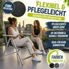 tillvex Gartenstuhl Silber klappbar aus Aluminium | Produktbild-Vorschau 6