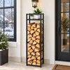 Ikodm Holzregal für Kamin mit Ablage und 3 Höhen, 45 × 32 × Produktbild-Vorschau 9