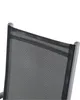 BELIANI Gartenstuhl 6er Set Schwarz und Silber Aluminium Produktbild-Vorschau 8