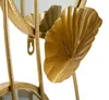 Mauro Ferretti Wandspiegel dreifacher Fluss 65x8x88 cm gold Produktbild-Vorschau 3