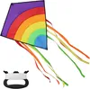 Drachen mit langer Schwanz, bunt, dreieckig, 2 m Schwanz, Produktbild-Vorschau 5