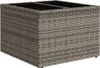 vidaXL 10-tlg. Garten-Sofagarnitur mit Kissen Grau Poly Produktbild-Vorschau 6