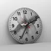 Wanduhr - Rund - Glasuhr - Kuss Liebe Paar - 30x30cm - Produktbild-Vorschau 4