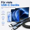 240W USB-C Ladekabel 1,5m – USB-C auf USB-C Produktbild-Vorschau 5