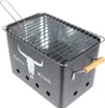 Barbecue rectangulaire BBQ-Grill King, zinc, 32 x 20 x 20 Voir les images du produit 11