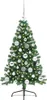 vidaXL Künstlicher vorbeleuchteter Weihnachtsbaum Grün 120 Produktbild-Vorschau 3