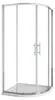 Duschspa 80x80x185cm Duschkabine Schiebetür Runddusche Mit Produktbild-Vorschau 1