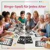 Bingo Spiel Metalltrommel 18 Bingotickets 75 Bingo Kugeln Produktbild-Vorschau 5