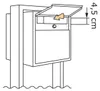 Briefkastenanlage Soprano for Two in Weiß Produktbild-Vorschau 5