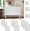 vidaXL Schranktüren Lamellen-Design 4 Stk Weiß 99,3x49,4 cm Produktbild-Vorschau 6