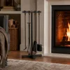 Bauhus Akcesoria do Kominka 5w1 Zestaw Stalowy ze Stojakiem Podgląd zdjęcia produktu 6