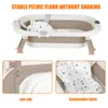 Faltbare Baby Badewanne,Babybadewanne mit Thermometer und Produktbild-Vorschau 4