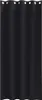 vidaXL Tende oscuranti con anelli 2 pezzi Nero 245 x 140 cm Anteprima dell’immagine prodotto 4