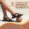 Skechers sandalo da donna Reggae Slim Simply Stretch Nero Anteprima dell’immagine prodotto 17