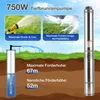 Izrielar 750 W / 1,0 KM Pompa głębinowa Pompa studzienna 4 Podgląd zdjęcia produktu 6