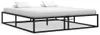 vidaXL Struttura letto in metallo nero 140x200 cm Anteprima dell’immagine prodotto 7