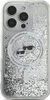 A Karl Lagerfeld iPhone 16 Pro case with liquid glitter and a Karl&Choupette Head design. Anteprima dell’immagine prodotto