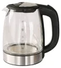 A studio shot of a glass electric kettle. Podgląd zdjęcia produktu
