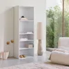 sweeek - Ankleidemodul mit 5 Regalen - Weiß Produktbild-Vorschau 3